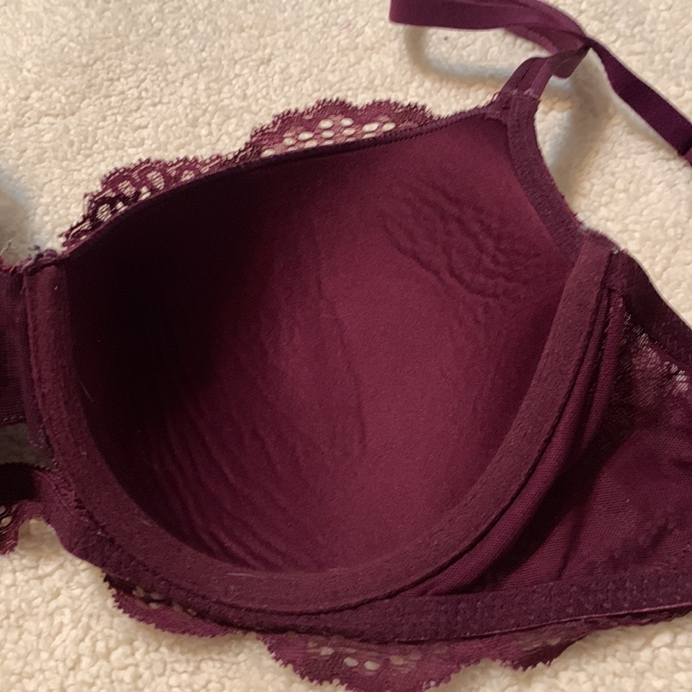 La Senza So Free burgundy lace bra 34C - Picture 8 of 14